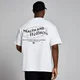 MP Férfi Health & Wellness Graphic Oversized Póló - Fehér
