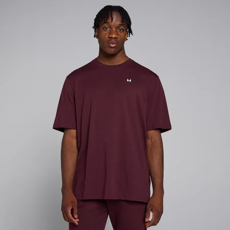 MP Férfi Rest Day Oversized Póló - Deep Berry