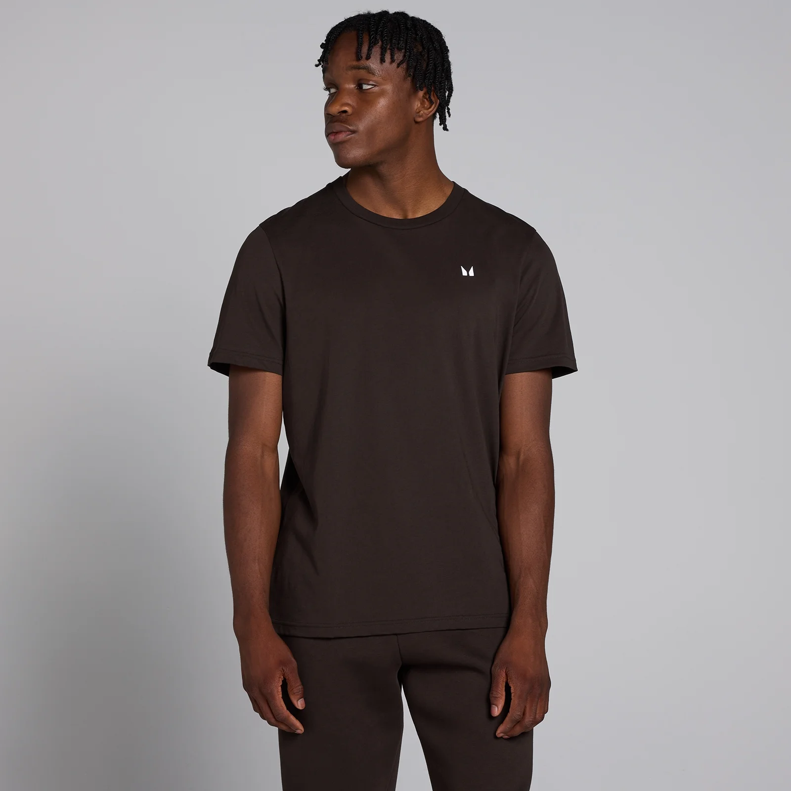 MP Férfi Rest Day Rövid ujjú Póló - Kávé - S kép 1