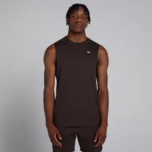MP Férfi Rest Day Drop Armhole Tank Trikó - Kávé - Size XS