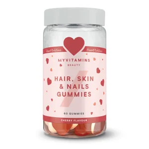 Hair, Skin & Nails gumivitamin – Két rétegű szívecske kiadás - Flavour Cherry