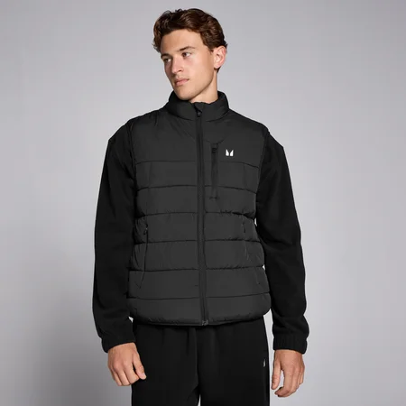 MP Férfi Light Padded Mellény – Fekete