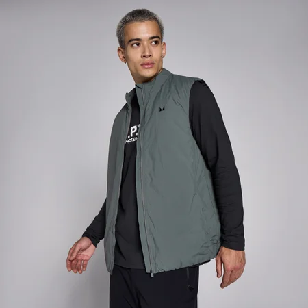 MP Férfi Lifestyle Padded Mellény – Moha szürke