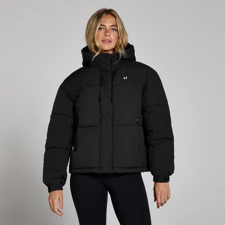 MP Női Short Padded Pufferdzseki – Fekete