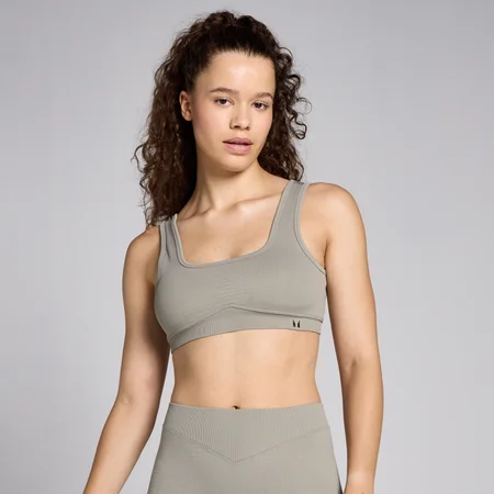 MP Női Lifestyle Waffle Seamless Melltartó – Agyag