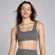 MP Női Lifestyle Waffle Seamless Melltartó – Sötétszürke