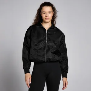MP Női Lifestyle Nylon Bomberdzseki – Fekete - Size XS