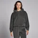 MP Női Lifestyle Corduroy 1/4 Zip Kapucnis Pulóver – Sötétszürke