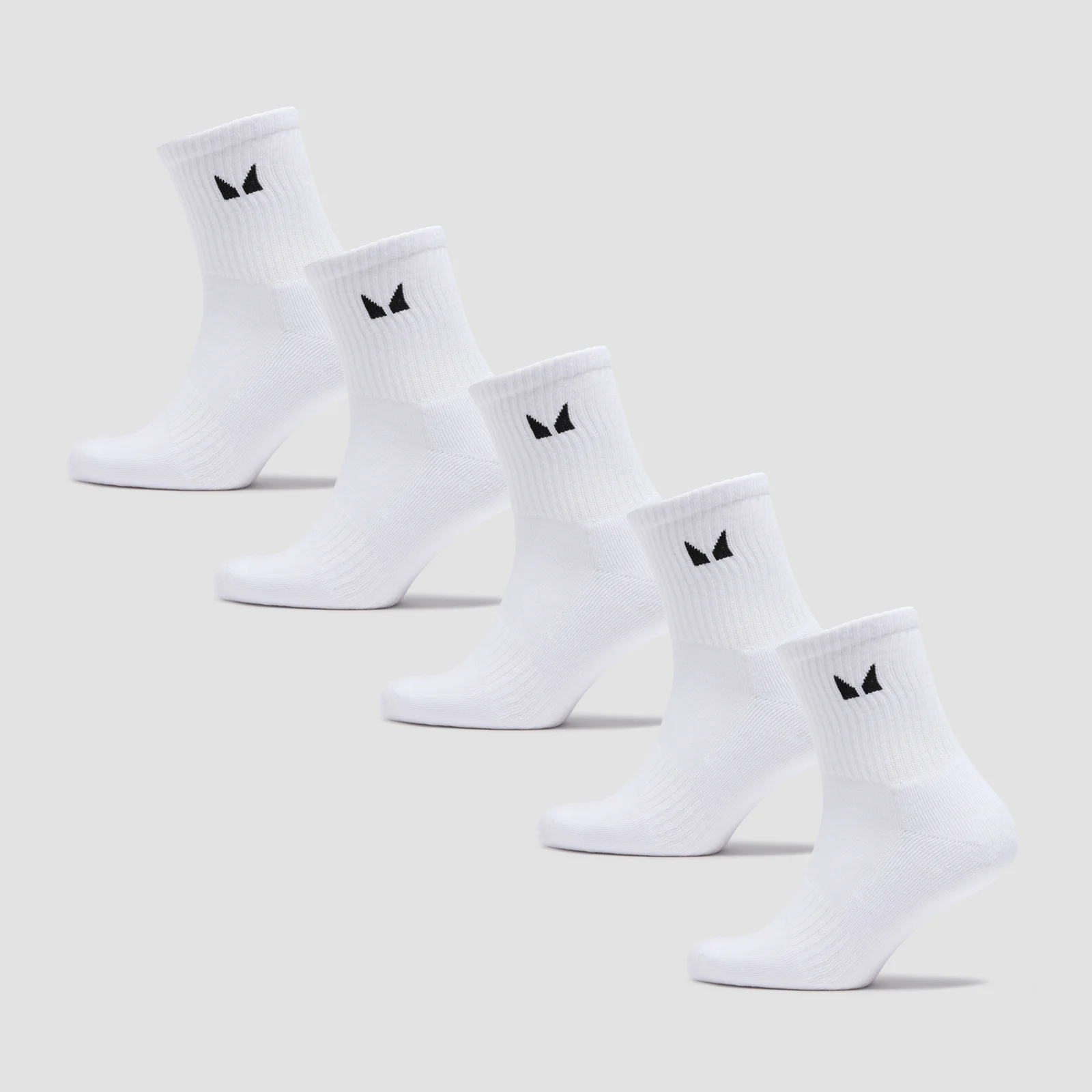 MP Unisex Crew Socks (5 Pack) - White - UK 9-11 kép 1