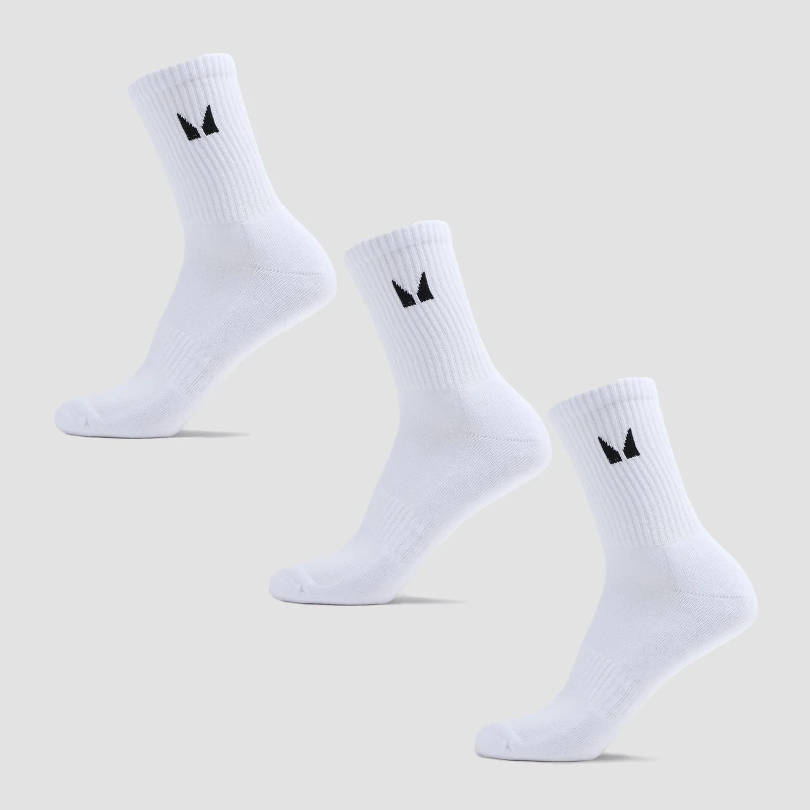 MP Unisex Crew Socks (3 Pack) - White - UK 9-11 kép 1