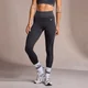 MP Női Seamless Rib Leggings – Fekete