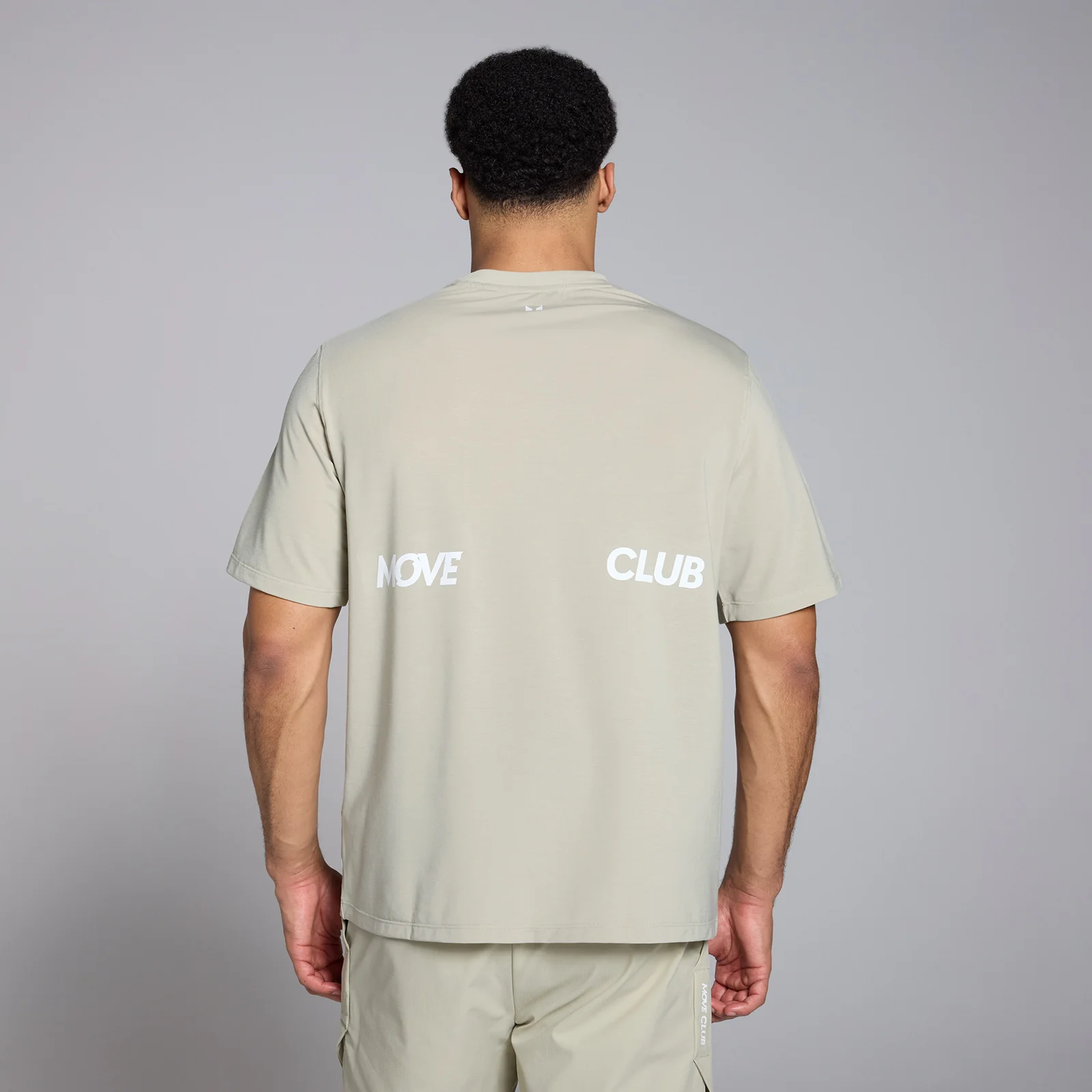 MP Férfi Tempo Graphic Oversized Póló – Sószürke - XS kép 1