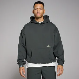 MP Lifestyle Oversized Kapucnis Pulóver – Mosott Fekete - Size XXS-XS