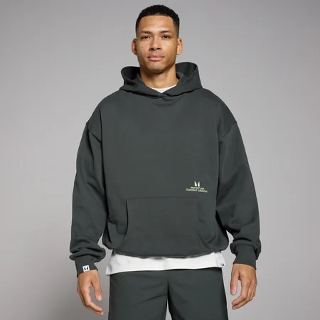 MP Lifestyle Oversized Kapucnis Pulóver – Mosott Fekete