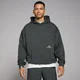 MP Lifestyle Oversized Kapucnis Pulóver – Mosott Fekete