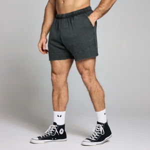 MP Férfi Origin Washed Graphic Melegítő Rövidnadrág – Mosott fekete - Size XS