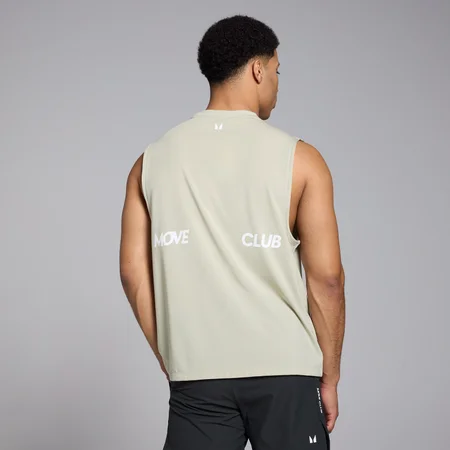 MP Férfi Tempo Graphic Oversized Tank – Sószürke