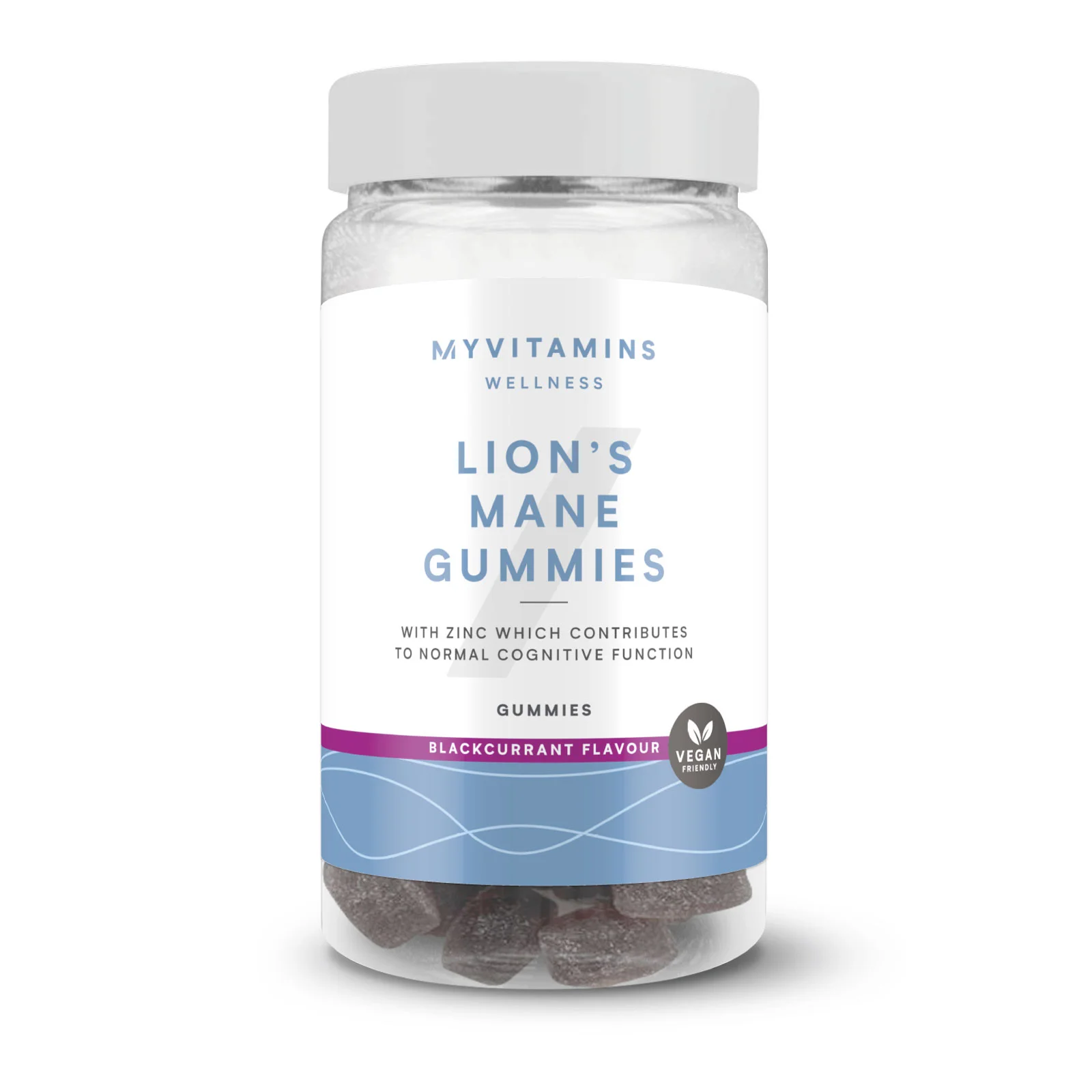Mushroom Gummies Gumicukor - 60gummies - Lion's Mane (Focus) - Blackcurrant kép 1