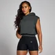 MP Női Origin Cropped Sleeveless Kapucnis Felső – Mosott fekete