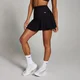 MP Női Tempo Pleated Tennis Skort – Fekete