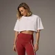 MP X Tatiana Super Crop Felső – Fehér