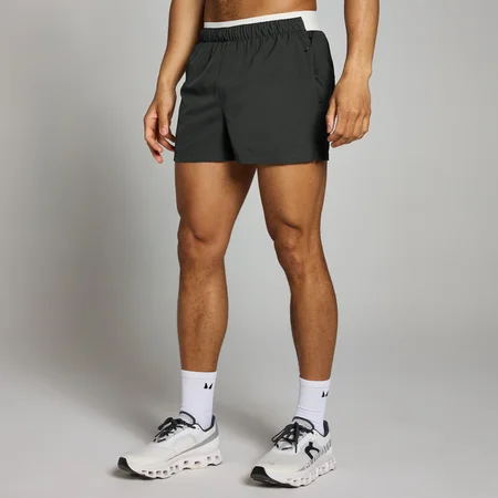 MP Férfi Tempo 3-Inch Woven Training Rövidnadrág – Mosott fekete