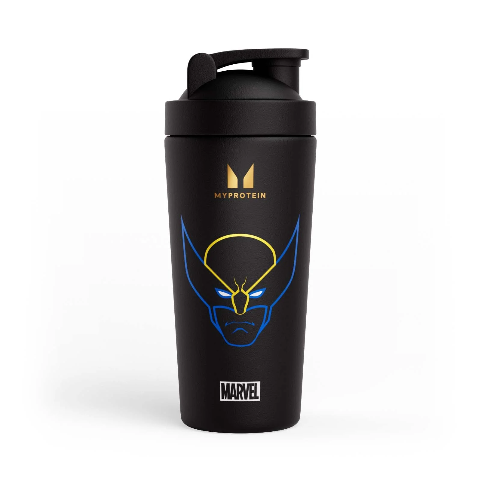 Myprotein Wolverine Újrahasznosított Fém Shaker – Fekete kép 1