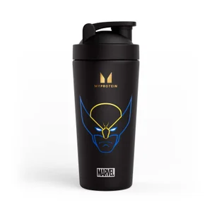 Myprotein Wolverine Újrahasznosított Fém Shaker – Fekete - Option Wolverine