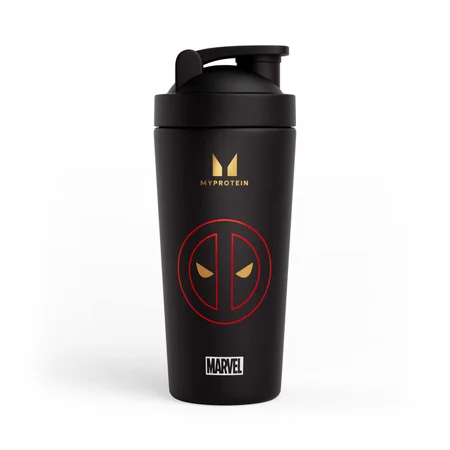 Myprotein Deadpool Újrahasznosított Fém Shaker – Fekete