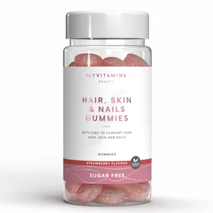 Cukormentes Hair, Skin and Nails Gummies Haj Gumivitamin - Flavour Sugar Free Strawberry