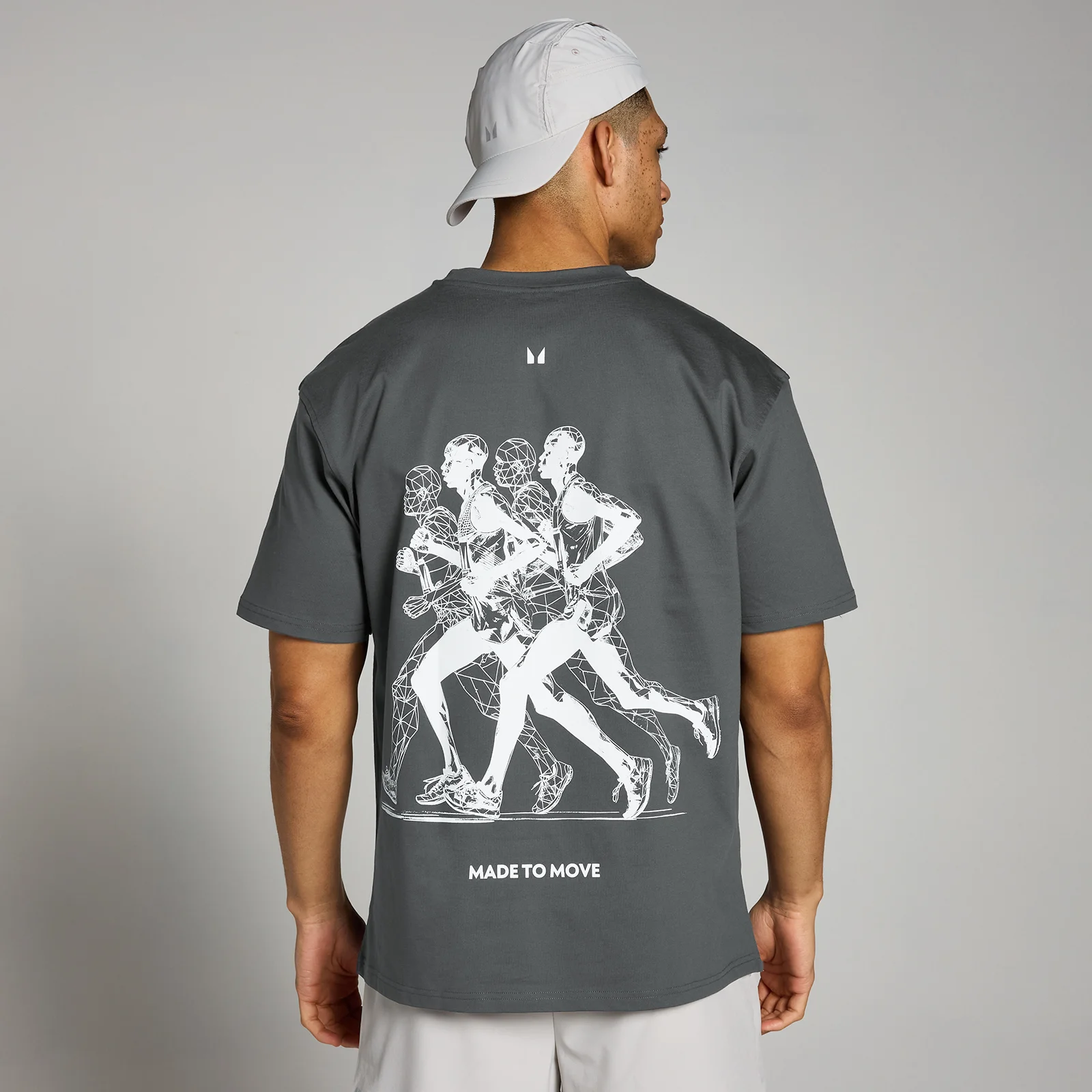 MP Velocity Ultra Graphic Jogging Póló – Sötétszürke - XXS - XS kép 1