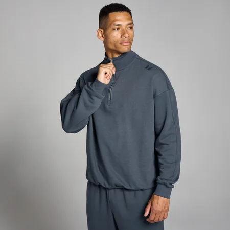 MP Férfi Tempo 1/4 Zip Felső – Éjkék