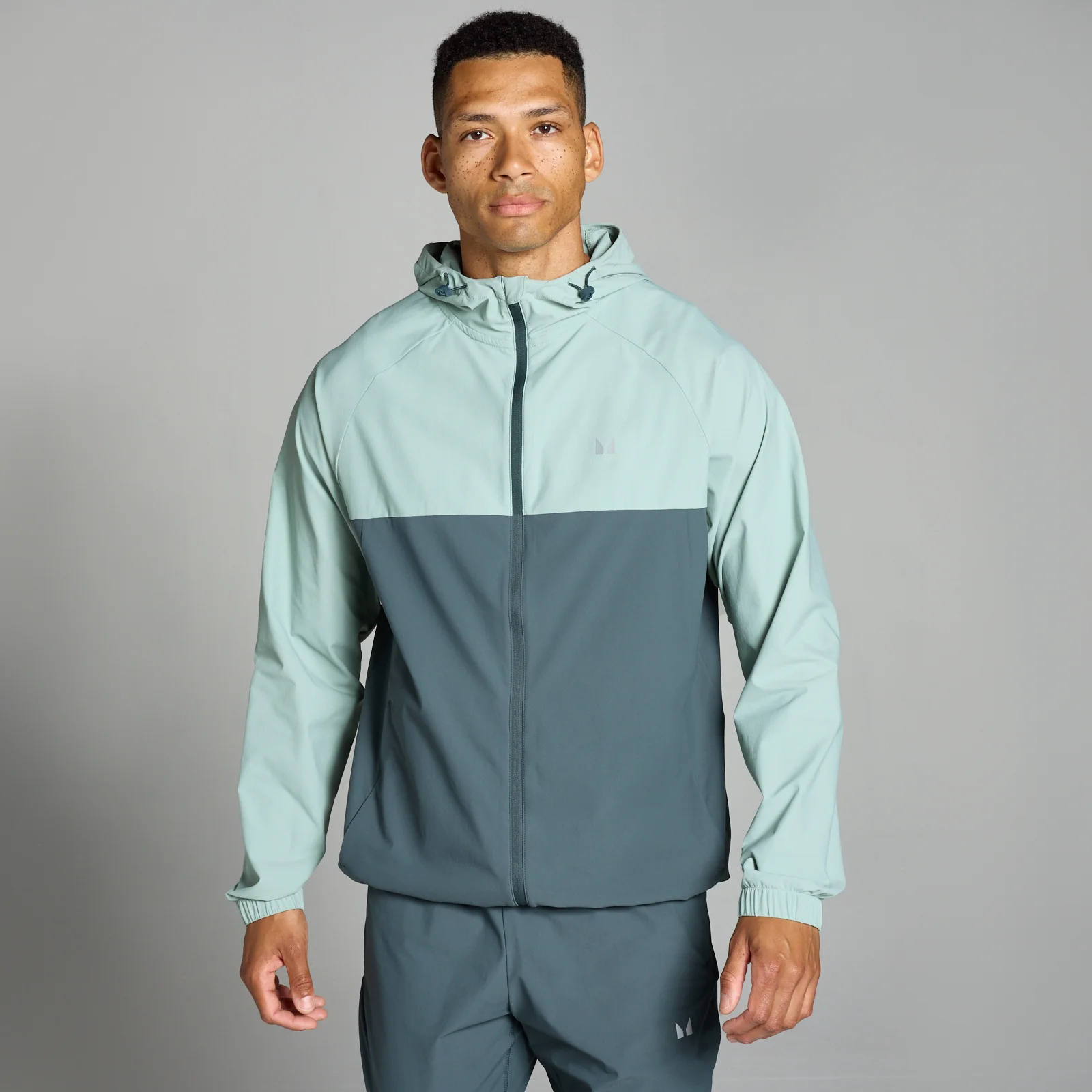 MP Férfi Velocity Two Toned Dzseki – Sötétszürke - S kép 1