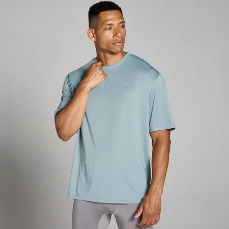 MP Férfi Tempo Oversized Mesh Training Póló – Ólom