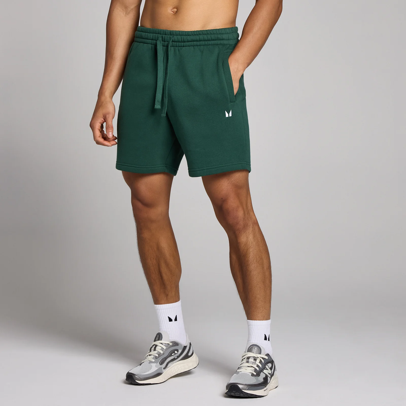 MP Férfi Rest Day Rövid Melegítőnadrág – Zöld - XS kép 1