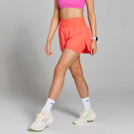 MP Női Velocity Pleated Running Rövidnadrág – Borostyán