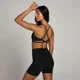MP Női Tempo Strappy Back Sportmelltartó – Fekete