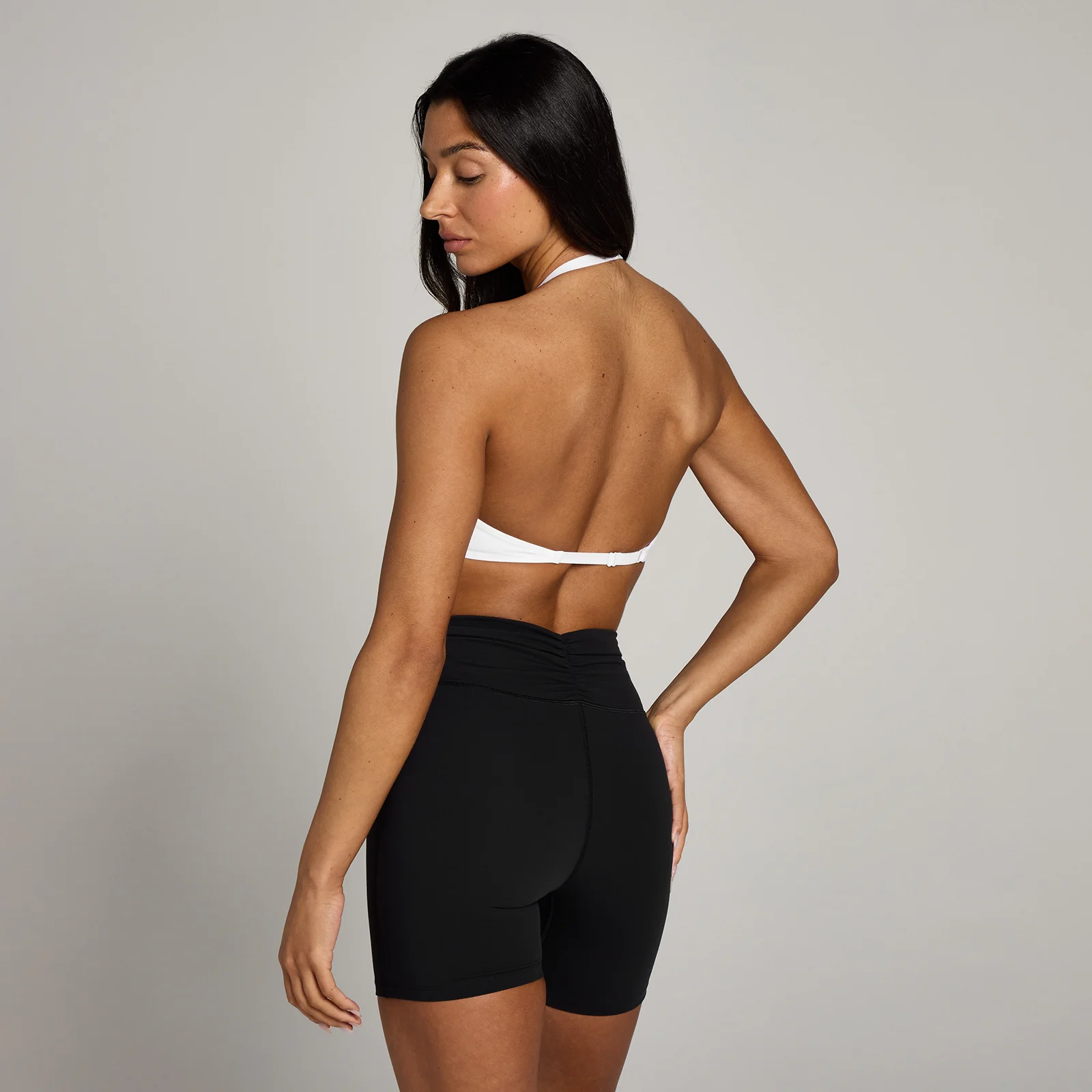 MP Női Tempo Halterneck Open Back Sportmelltartó – Fehér - S kép 1