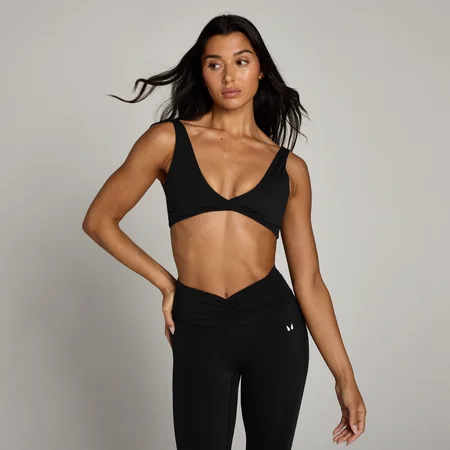 MP Női Tempo Twist Front Sportmelltartó – Fekete