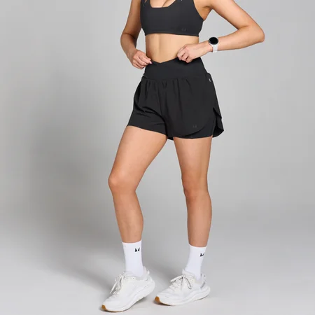 MP Női Velocity Pleated Running Rövidnadrág – Fekete