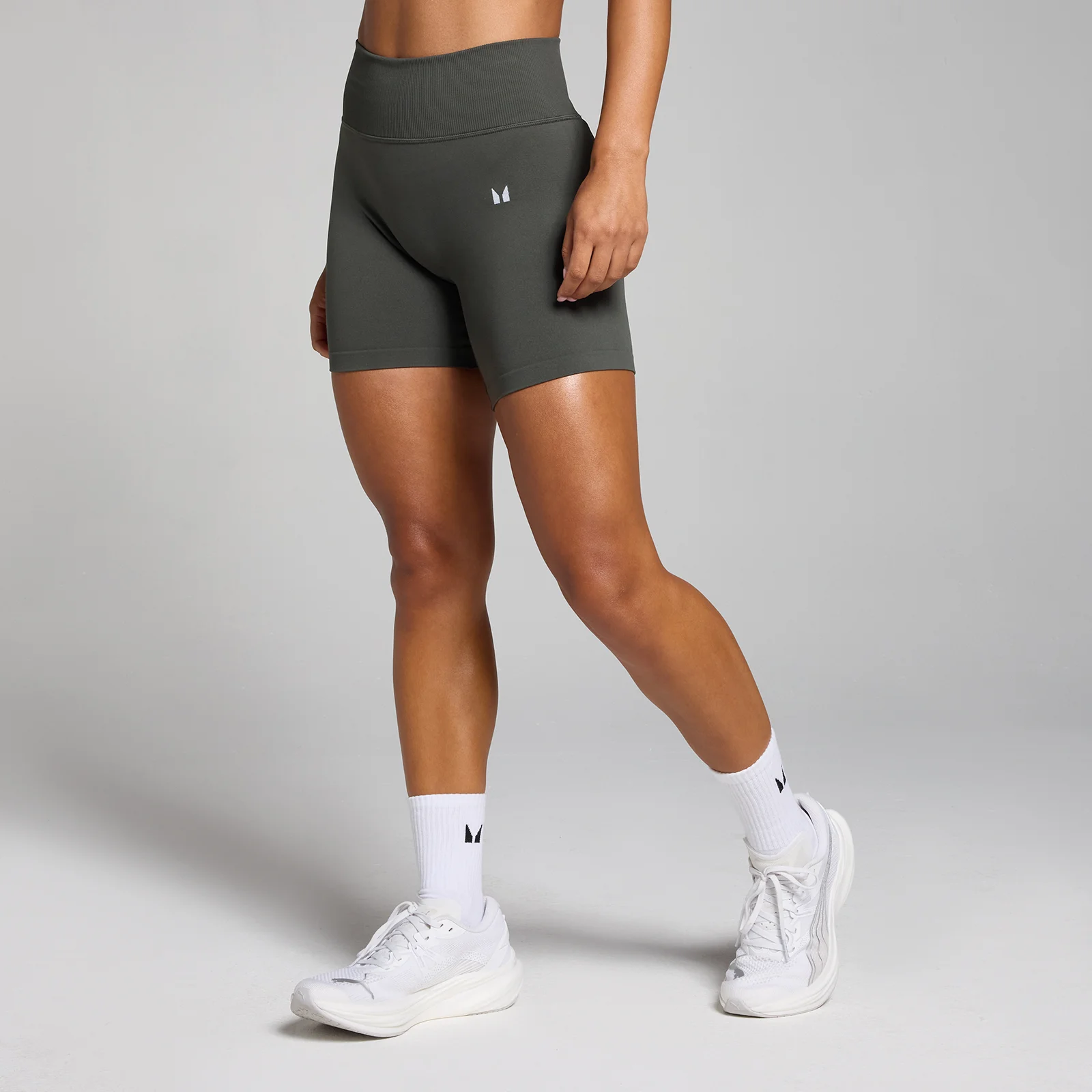 MP Női Tempo Mid-Rise Seamless Rövidnadrág – Éjszürke - XS kép 1