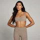 MP Női Studio Open Back Sportmelltartó – Világos barnásszürke