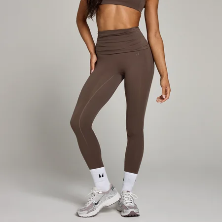 MP Női Studio Fold Over Legging – Csokoládé