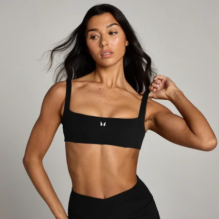 MP Női Studio Open Back Sportmelltartó – Fekete