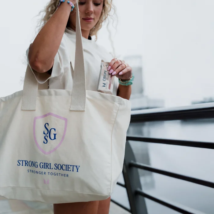 MP Strong Girl Society Vászontáska – Natúr