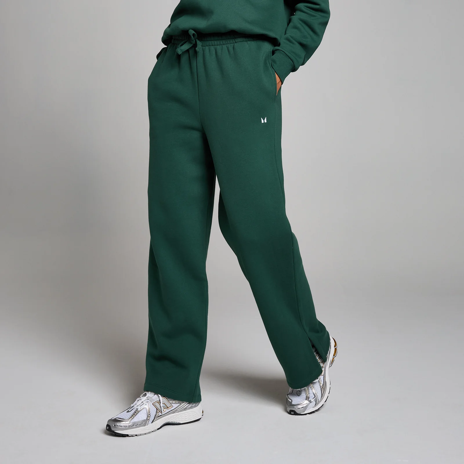 MP Női Basics Straight Leg Melegítőnadrág – Zöld - XS kép 1