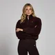 MP Női Cropped Borg Plüss 1/4 Zip Polár – Csokoládé