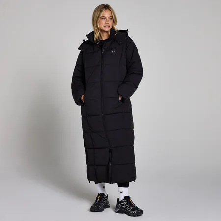 MP Női Maxi Padded Pufferdzseki – Fekete