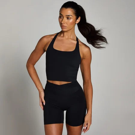 MP Női Tempo Strappy Racerback Atléta – Fekete