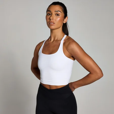 MP Női Tempo Strappy Racerback Atléta – Fehér